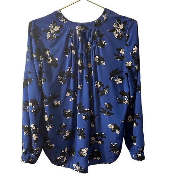 Rebecca Taylor 'Alyssum' Floral Print Silk Blouse Size 4 - Picture 5 of 9